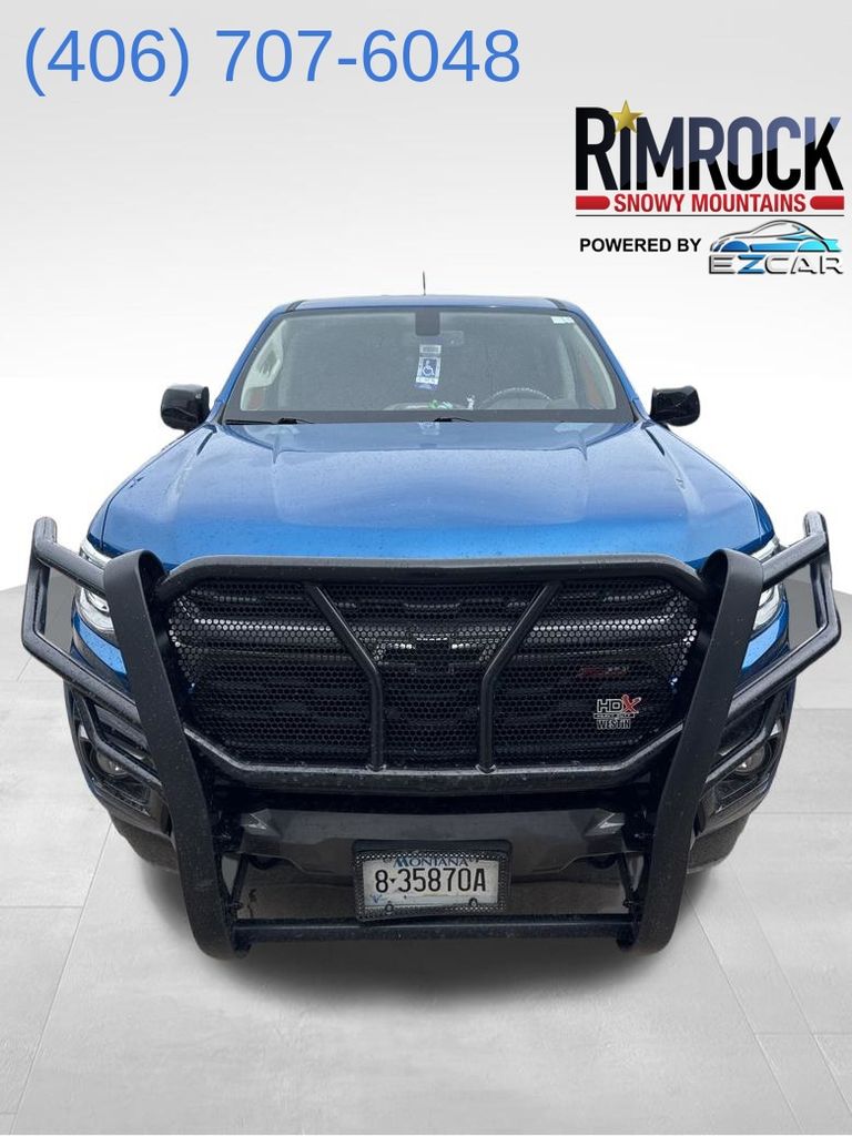 Bright Blue Metallic 2022 Chevrolet Colorado Pickup Truck Four-Wheel Drive 8-Speed Automatic