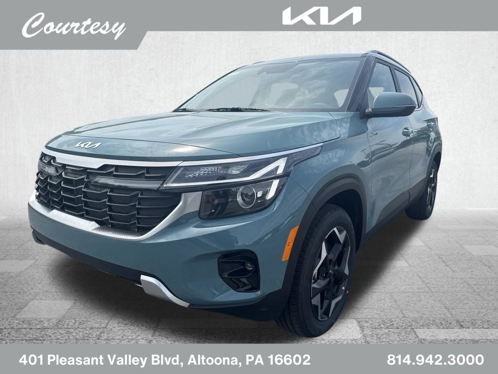 Pluton Blue 2026 Kia Seltos SUV / Crossover All-Wheel Drive Continuously Variable Transmission