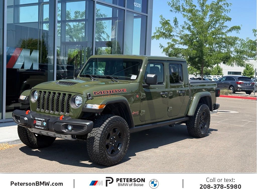 Sarge Green Clearcoat 2023 Jeep Gladiator Pickup Truck Four-Wheel Drive 8-Speed Automatic