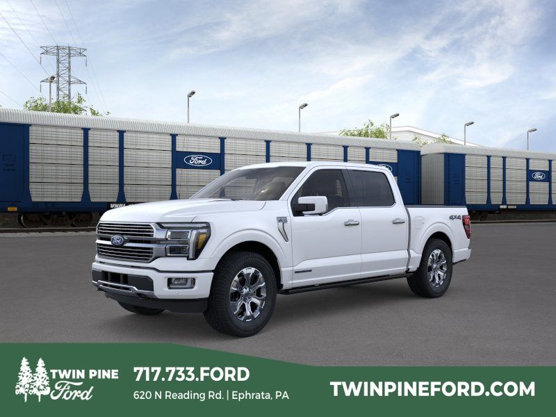 Star White Metallic Tri-Coat 2026 Ford F-150 Platinum SuperCrew 4WD Pickup Truck Four-Wheel Drive Automatic