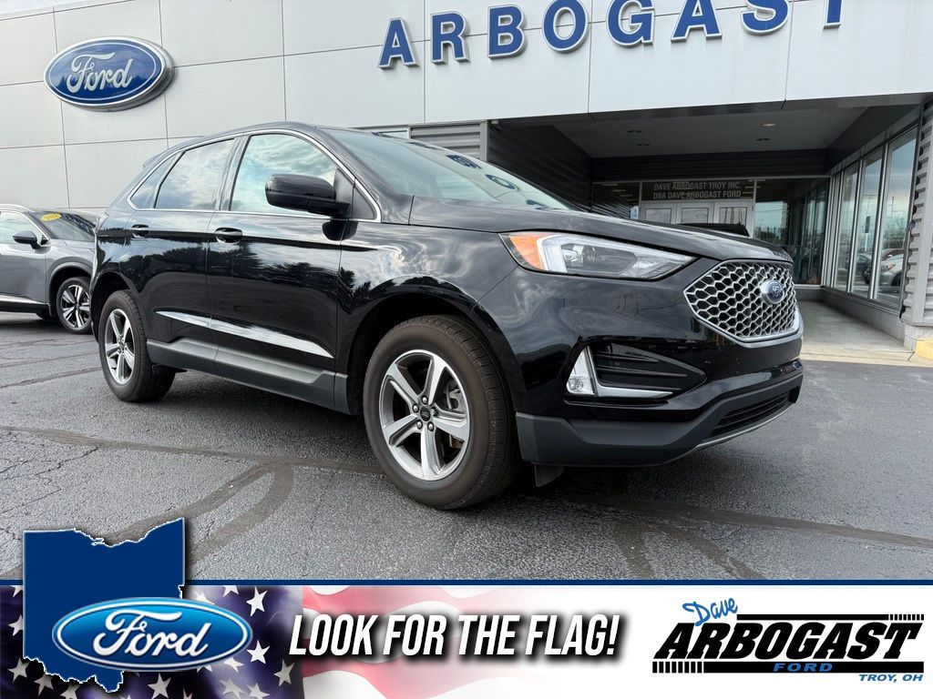Black Metallic 2024 Ford Edge SUV / Crossover All-Wheel Drive 8-Speed Automatic