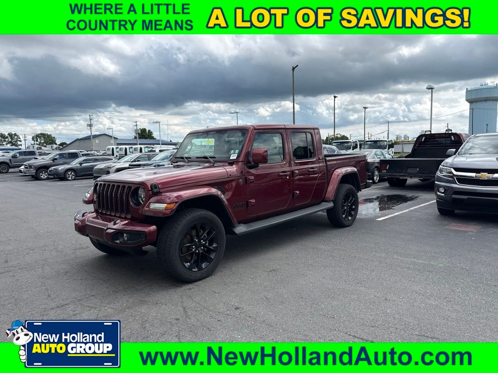 Snazzberry Pearlcoat 2021 Jeep Gladiator Pickup Truck Four-Wheel Drive 8-Speed Automatic