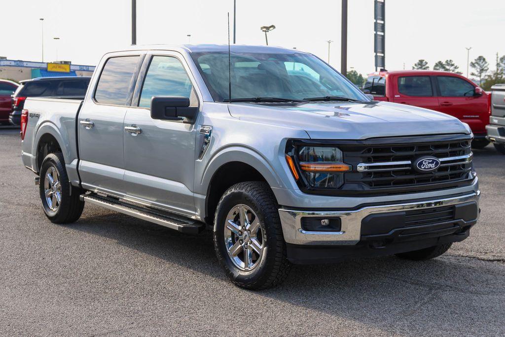 Silver Metallic 2025 Ford F-150 Pickup Truck Four-Wheel Drive Automatic
