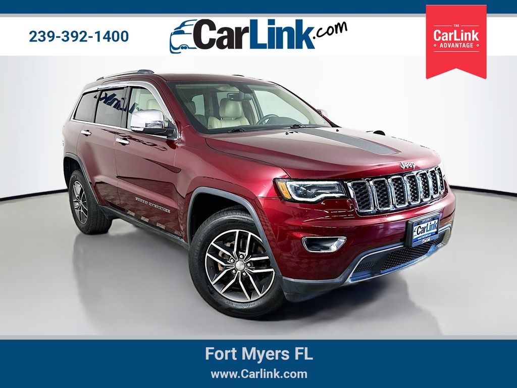 Velvet Red Pearlcoat 2018 Jeep Grand Cherokee SUV / Crossover Four-Wheel Drive 8-Speed Automatic