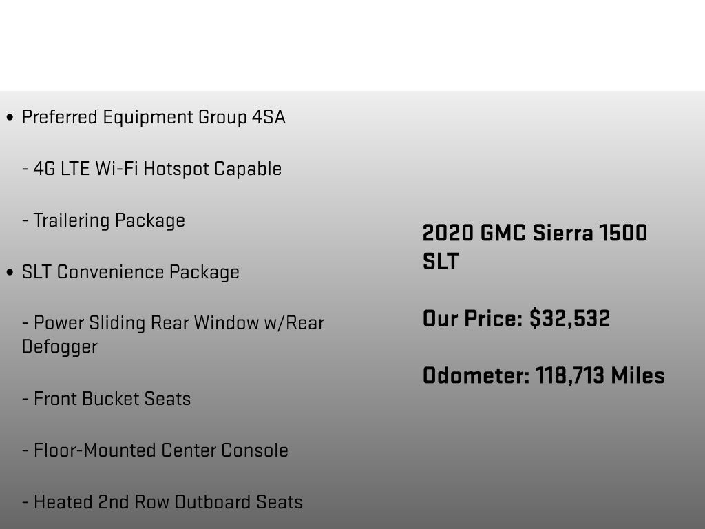 2020 GMC Sierra 1500 SLT Gray at Auto Express Mitsubishi