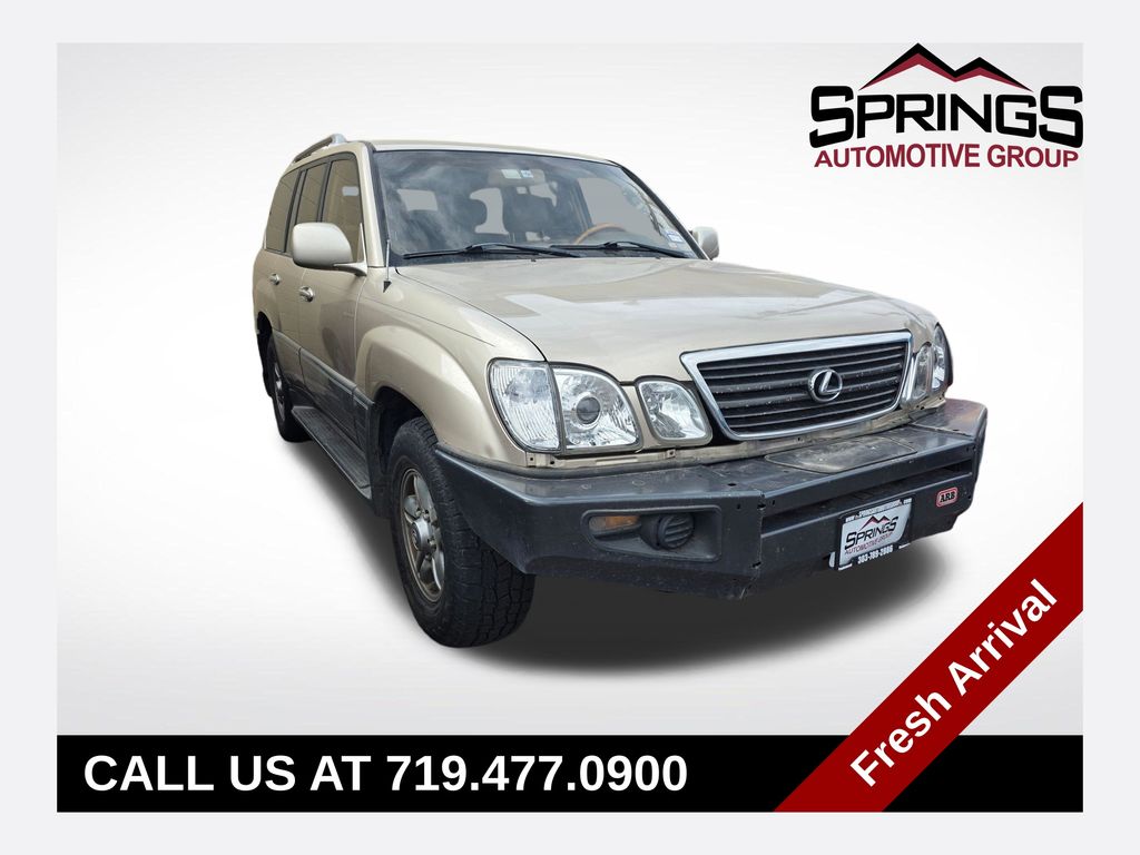 Gold 2001 Lexus LX 470 4WD SUV / Crossover Four-Wheel Drive 4-Speed Automatic Overdrive