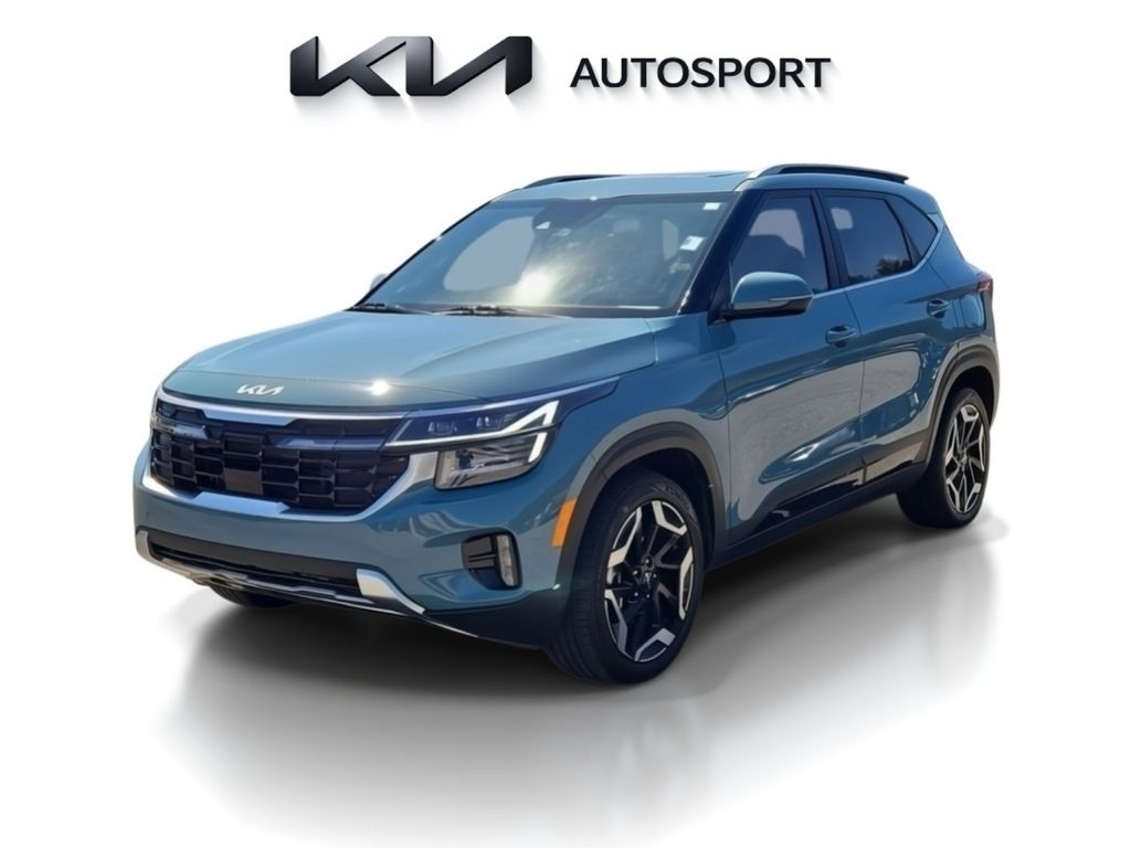 Pluton Blue 2025 Kia Seltos SX AWD SUV / Crossover All-Wheel Drive 8-Speed Automatic