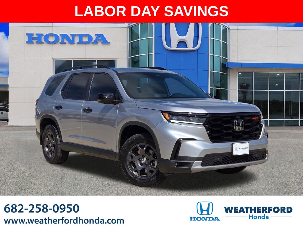 Silver 2025 Honda Pilot SUV / Crossover All-Wheel Drive Automatic