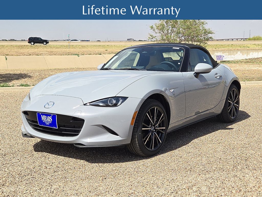 Aero Gray Metallic 2026 Mazda MX-5 Miata Grand Touring RWD Convertible Rear-Wheel Drive 6-Speed Manual