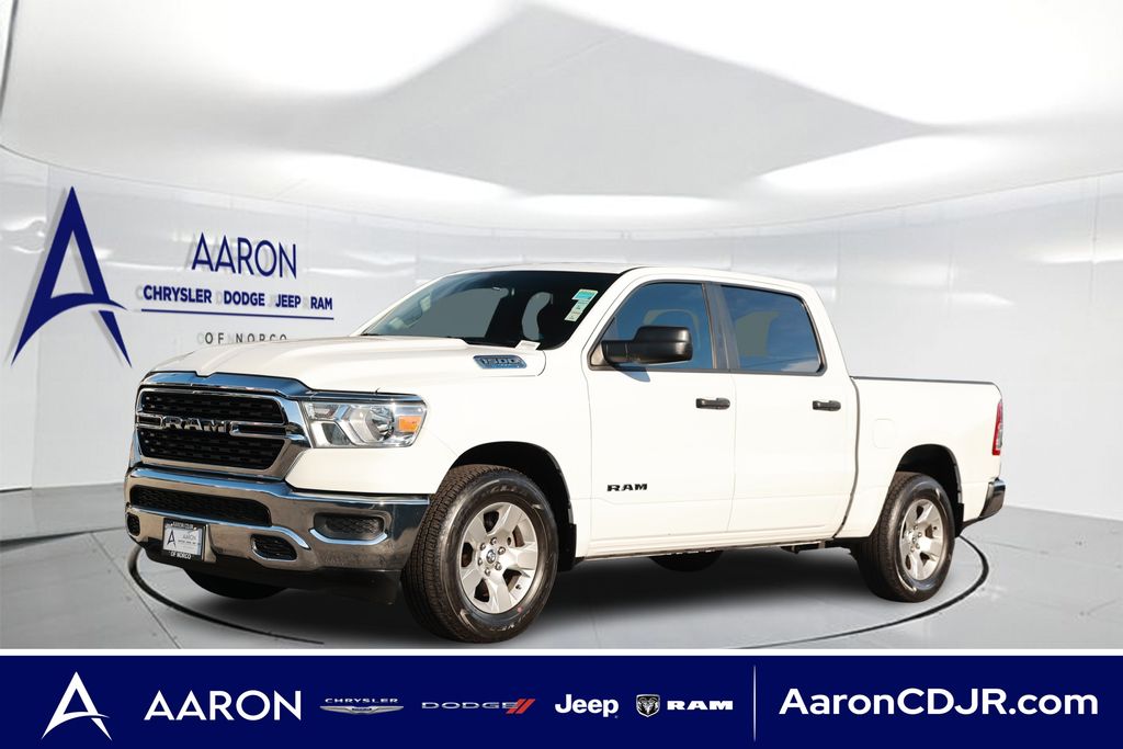Bright White Clearcoat 2023 RAM 1500 Pickup Truck 4X2 8-Speed Automatic