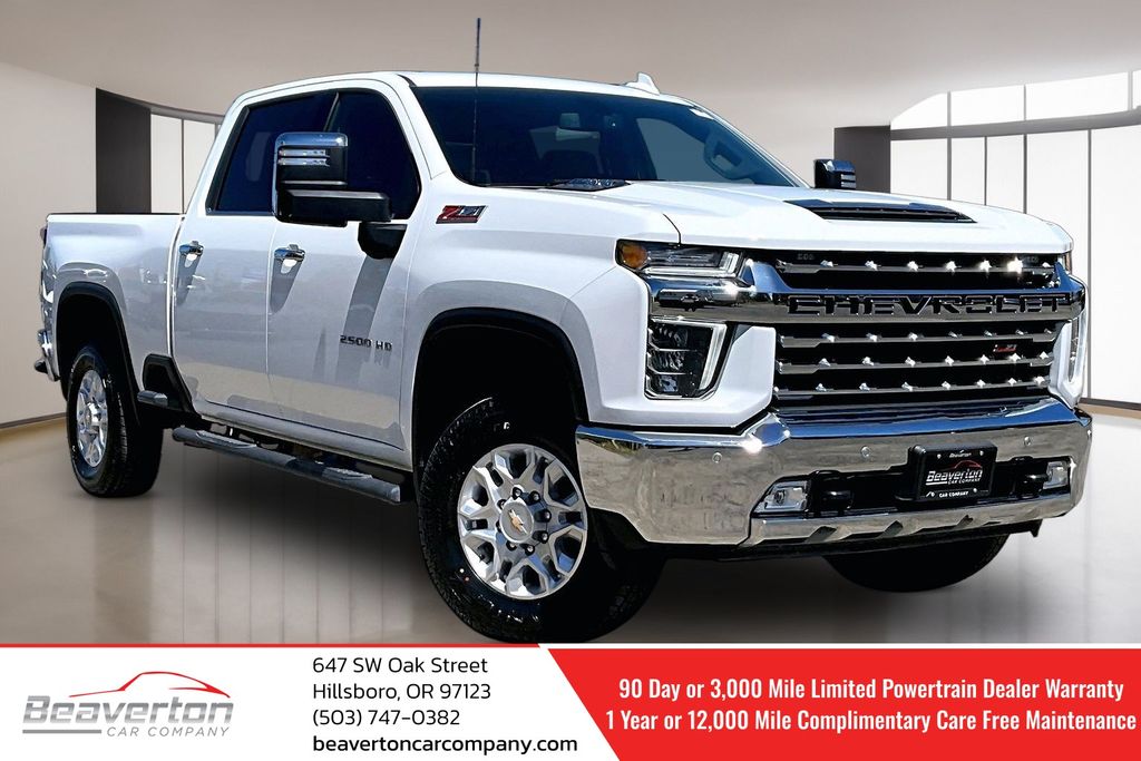 Summit White 2021 Chevrolet Silverado 2500HD Pickup Truck Four-Wheel Drive Automatic