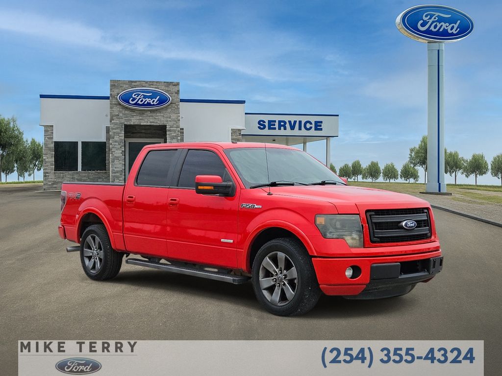Race Red 2013 Ford F-150 Pickup Truck 4X2 6-Speed Automatic
