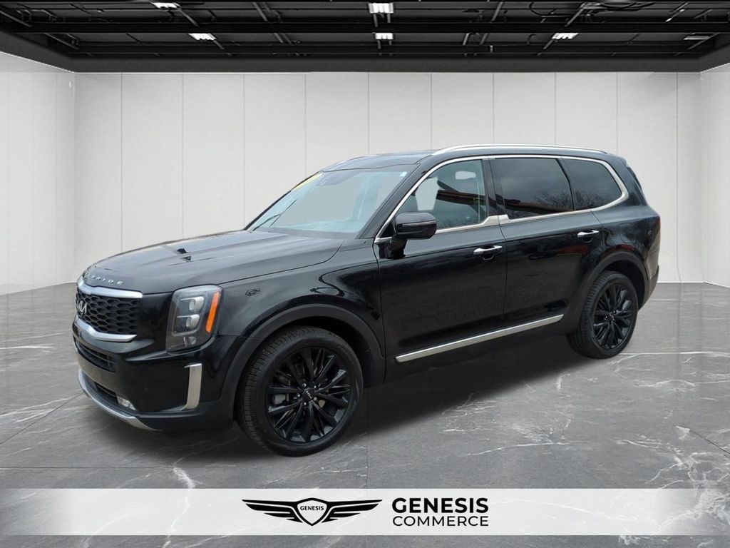 Ebony Black 2022 Kia Telluride SX AWD SUV / Crossover All-Wheel Drive 8-Speed Automatic