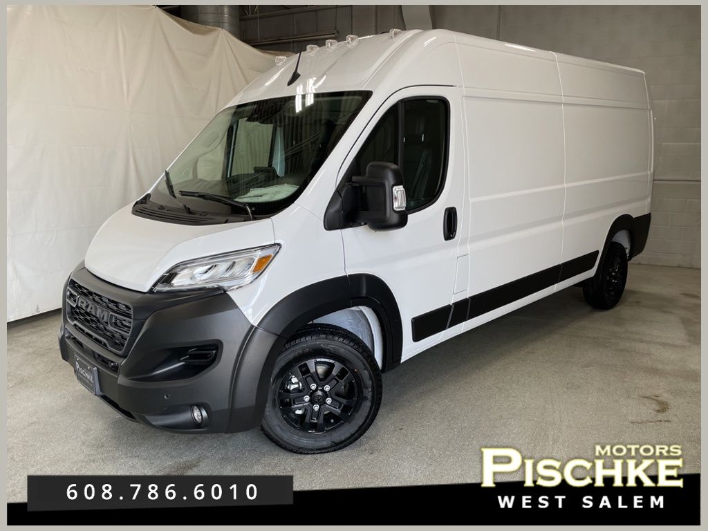 Bright White Clearcoat 2024 RAM ProMaster Van Front-Wheel Drive 9-Speed Automatic