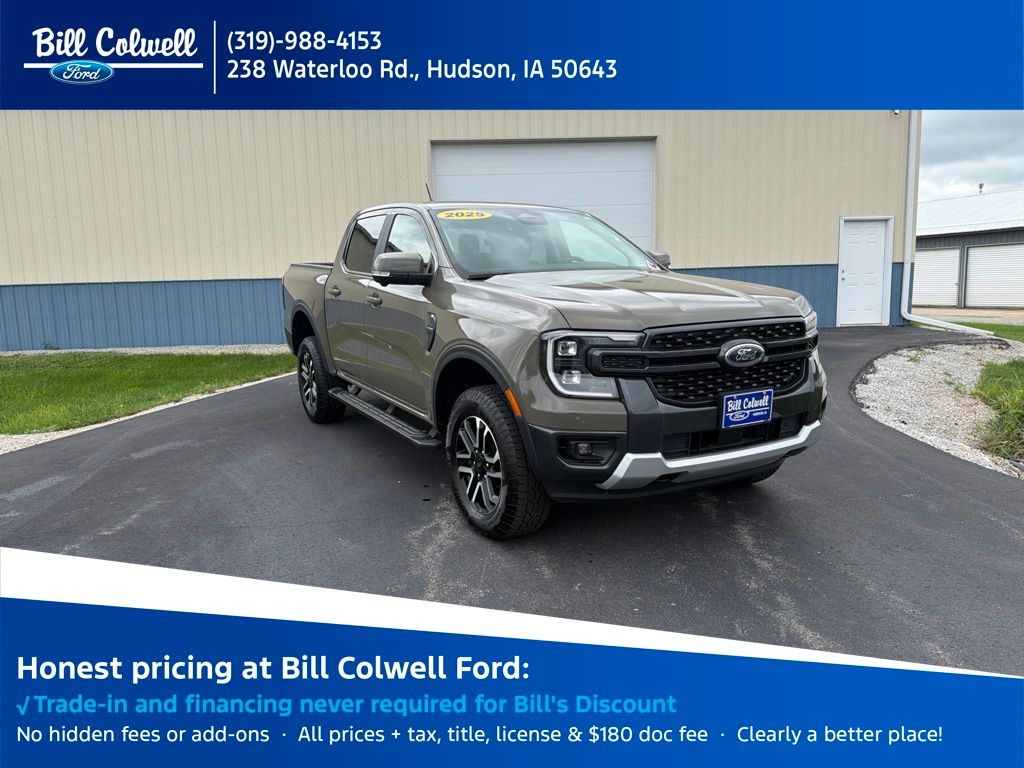 Marsh Gray 2025 Ford Ranger Pickup Truck Four-Wheel Drive Automatic