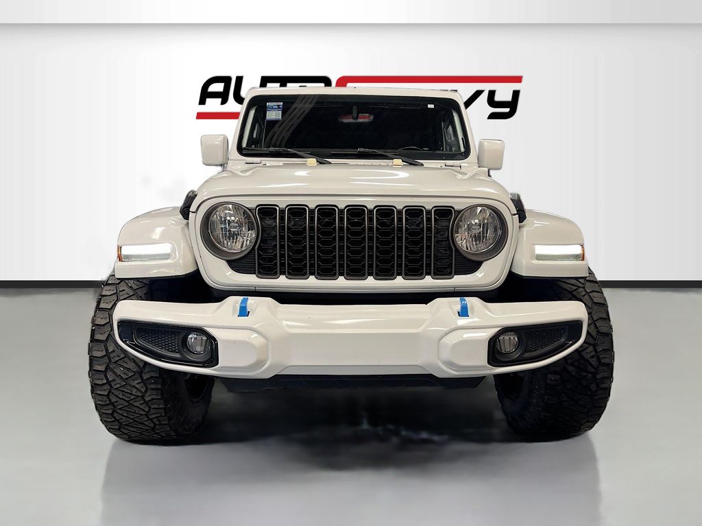 Used 2021 Bright White Clearcoat Jeep Unlimited Sahara High Altitude 4xe image 2