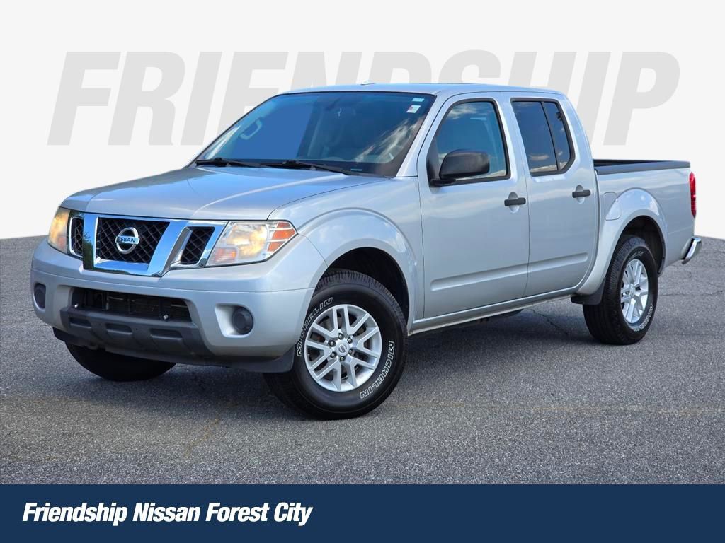 Brilliant Silver 2017 Nissan Frontier Pickup Truck Four-Wheel Drive 5-Speed Automatic Overdrive