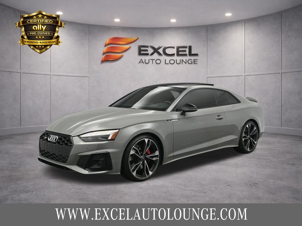 Gray 2022 Audi S5 3.0T quattro Prestige Coupe AWD Coupe All-Wheel Drive 8-Speed Automatic