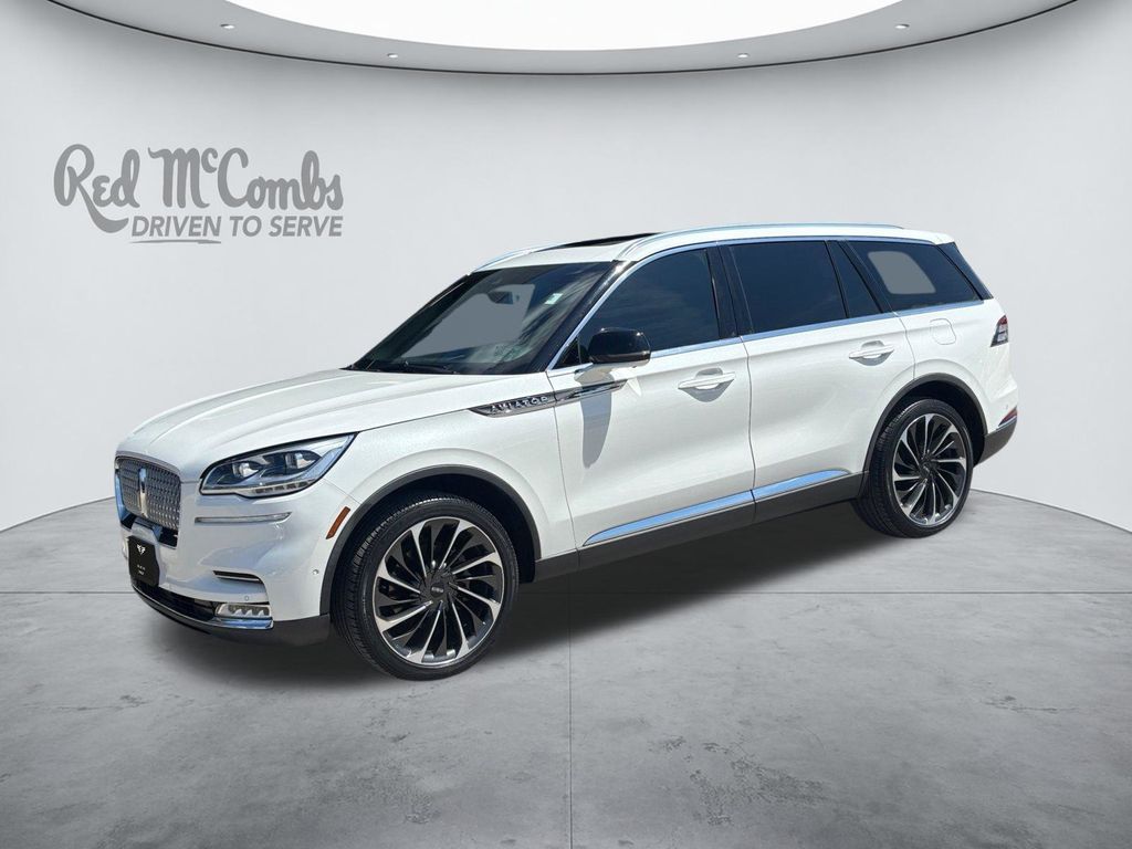 White Metallic 2020 Lincoln Aviator SUV / Crossover All-Wheel Drive Automatic