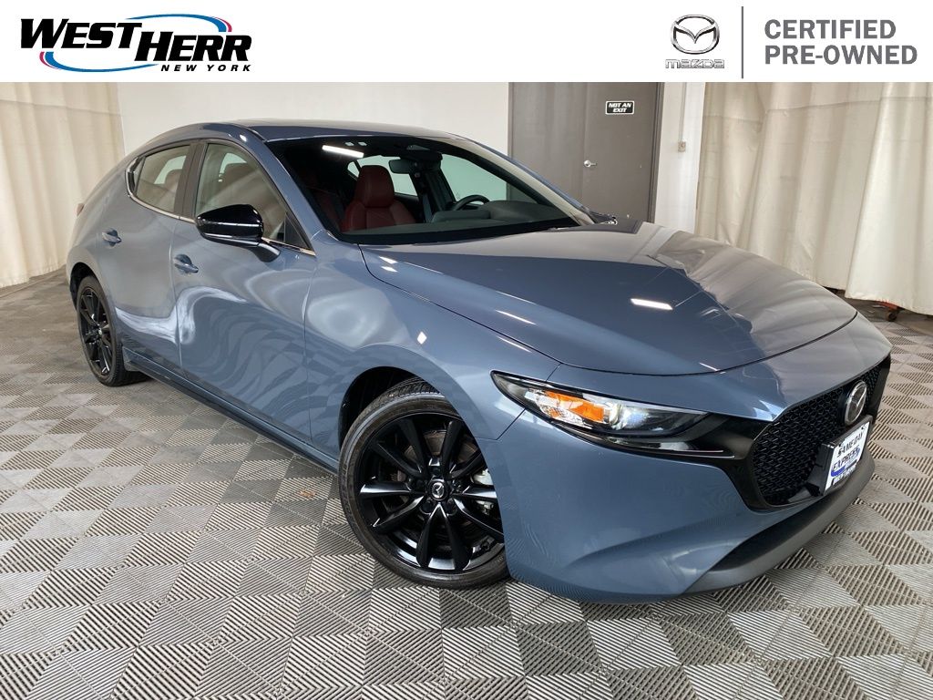 Polymetal Gray Metallic 2024 Mazda MAZDA3 2.5 S Carbon Edition Hatchback AWD Hatchback All-Wheel Drive 6-Speed Automatic