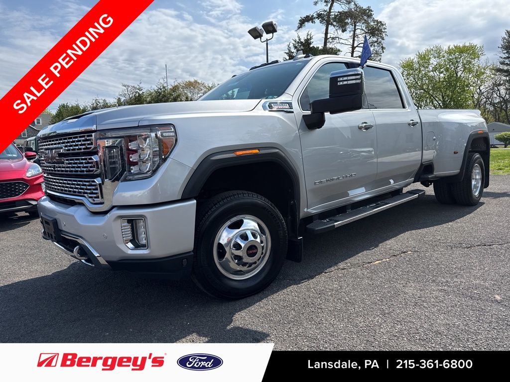 Quicksilver Metallic 2020 GMC Sierra 3500HD Denali Crew Cab 4WD Pickup Truck Four-Wheel Drive Automatic