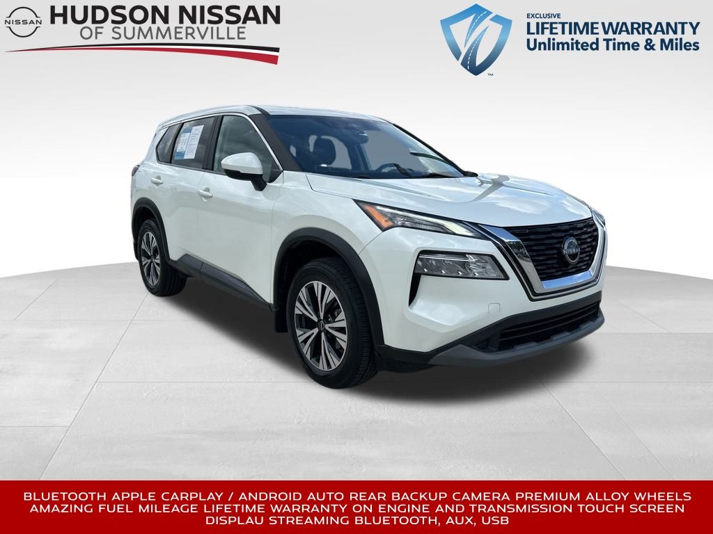 2023 Pearl White Tricoat Nissan Rogue SV SUV