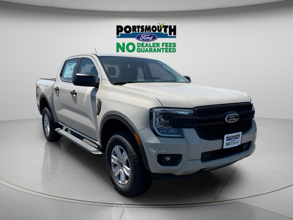 Desert Sand 2025 Ford Ranger XL SuperCrew 4WD Pickup Truck Four-Wheel Drive Automatic