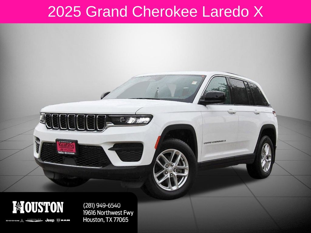 White 2025 Jeep Grand Cherokee SUV / Crossover Four-Wheel Drive 8-Speed Automatic