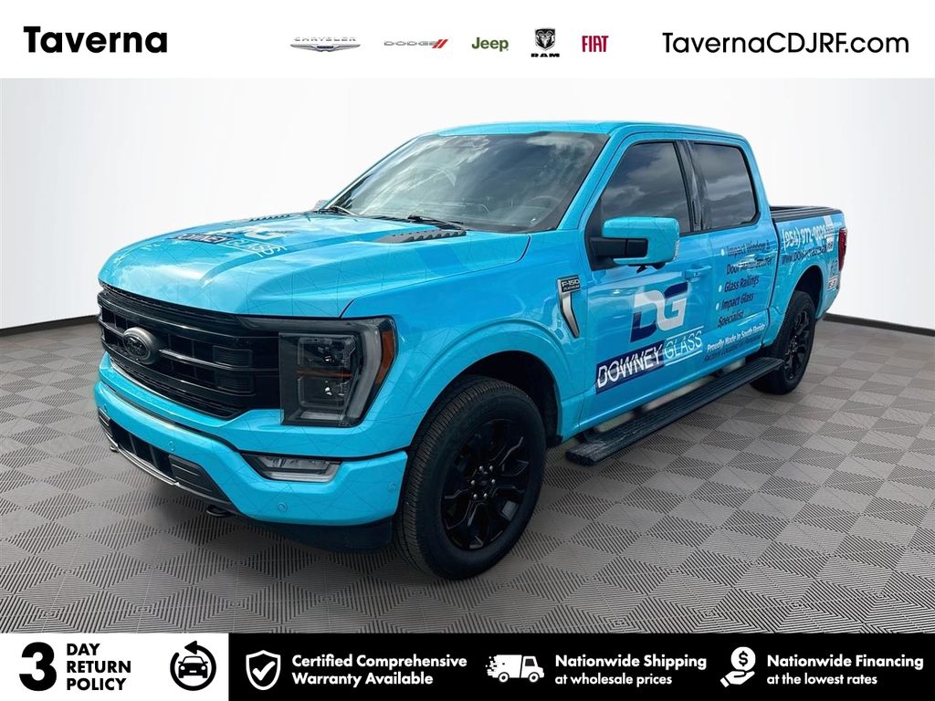 Gray Metallic 2022 Ford F-150 Pickup Truck Four-Wheel Drive Automatic