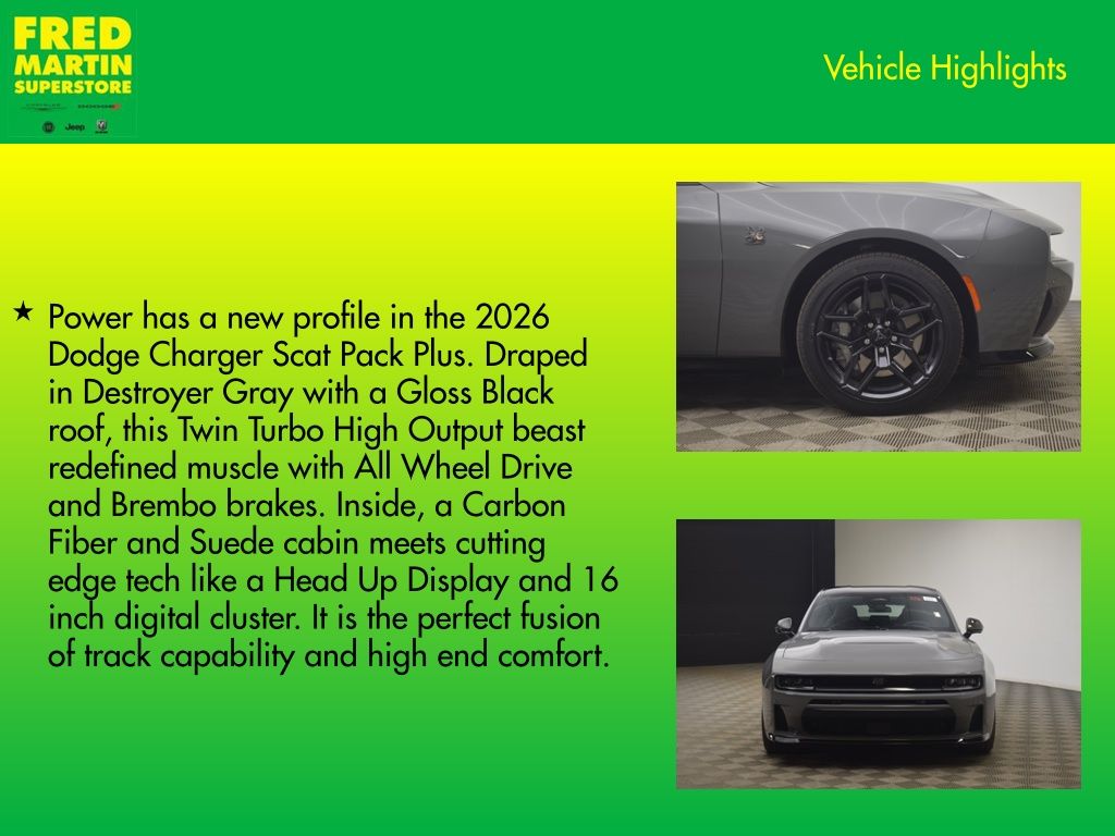 new 2026 Dodge Charger car, priced at $63,427