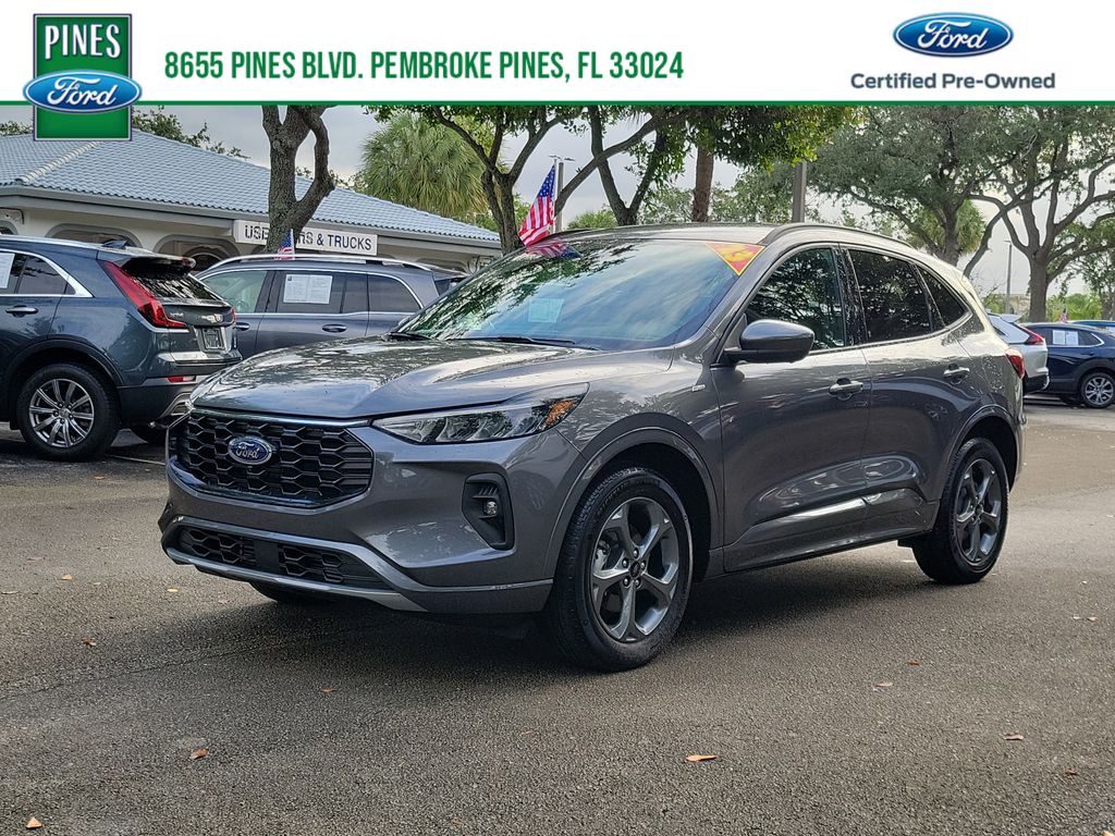 Gray Metallic 2023 Ford Escape ST-Line Select AWD SUV / Crossover All-Wheel Drive 8-Speed Automatic