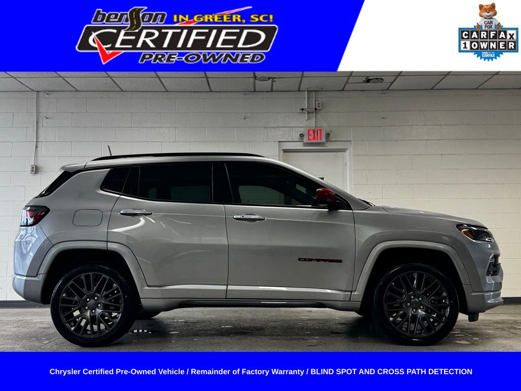 Billet Silver Metallic Clearcoat 2023 Jeep Compass SUV / Crossover Four-Wheel Drive 8-Speed Automatic