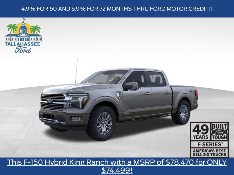 Carbonized Gray Metallic 2026 Ford F-150 King Ranch SuperCrew 4WD Pickup Truck Four-Wheel Drive Automatic