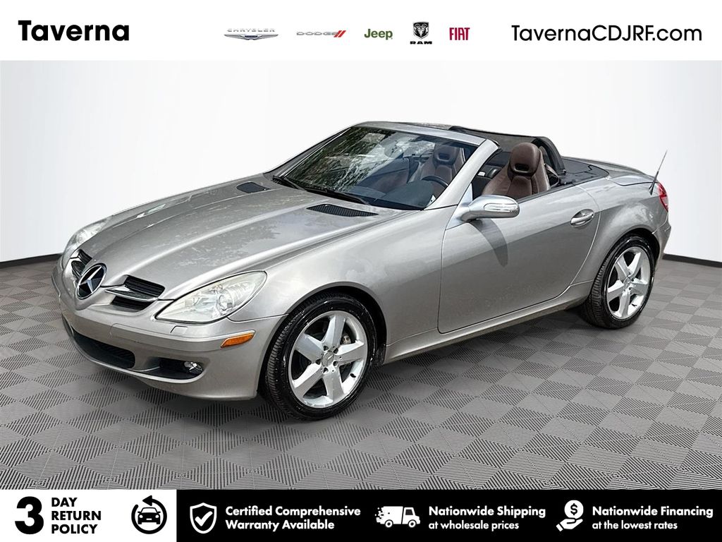 Silver 2005 Mercedes-Benz SLK 350 Convertible Rear-Wheel Drive