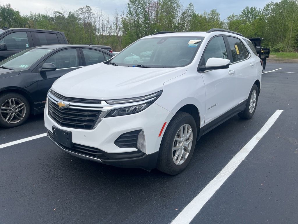 Summit White 2022 Chevrolet Equinox LT AWD with 1LT SUV / Crossover Four-Wheel Drive 6-Speed Automatic Overdrive