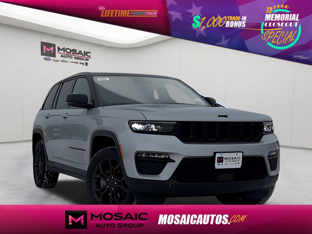 Silver Zynith 2025 Jeep Grand Cherokee Limited 4WD SUV / Crossover Four-Wheel Drive 8-Speed Automatic