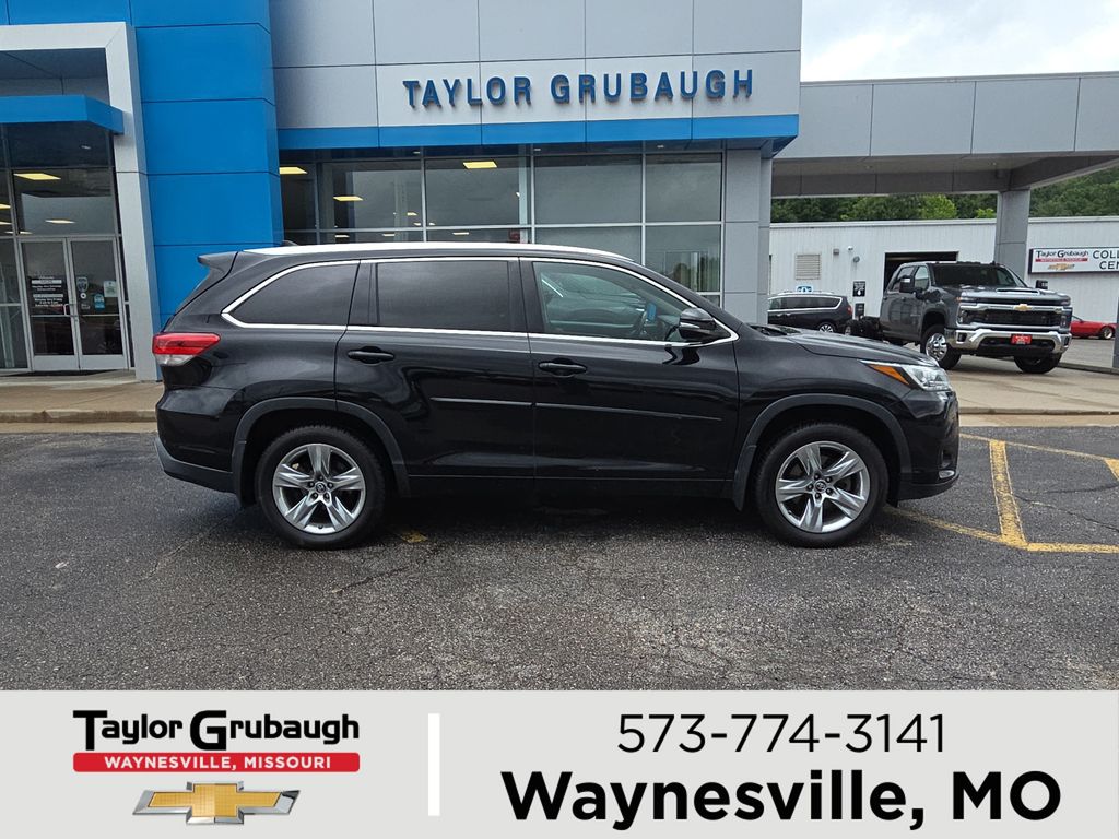 Midnight Black Metallic 2018 Toyota Highlander Limited AWD SUV / Crossover All-Wheel Drive 8-Speed Automatic