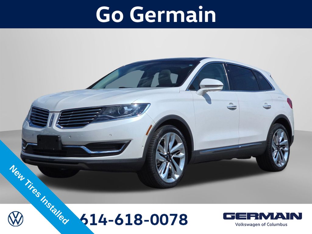 White Platinum Clearcoat Metallic 2018 Lincoln MKX SUV / Crossover All-Wheel Drive 6-Speed Automatic