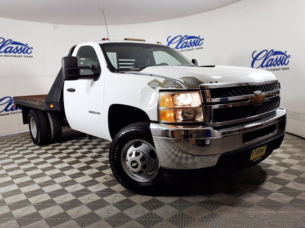 Summit White 2012 Chevrolet Silverado 3500HD Work Truck LB RWD Pickup Truck 4X2 6-Speed Automatic Overdrive