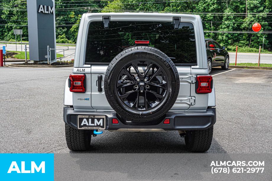 Used 2024 Silver Jeep Sahara 4xe image 11