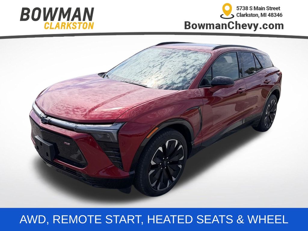 Radiant Red Tintcoat 2024 Chevrolet Blazer EV SUV / Crossover All-Wheel Drive 1-Speed Automatic