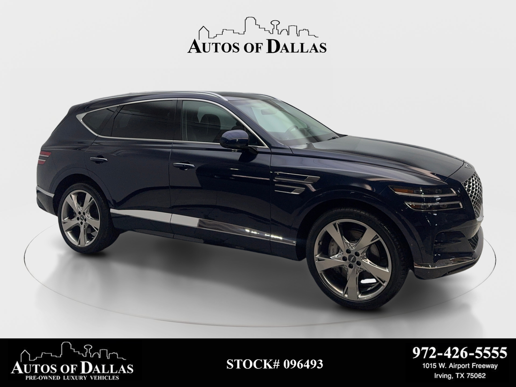 Adriatic Blue 2022 Genesis GV80 SUV / Crossover All-Wheel Drive 8-Speed Automatic