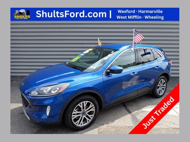 Blue Metallic 2022 Ford Escape SUV / Crossover All-Wheel Drive 8-Speed Automatic