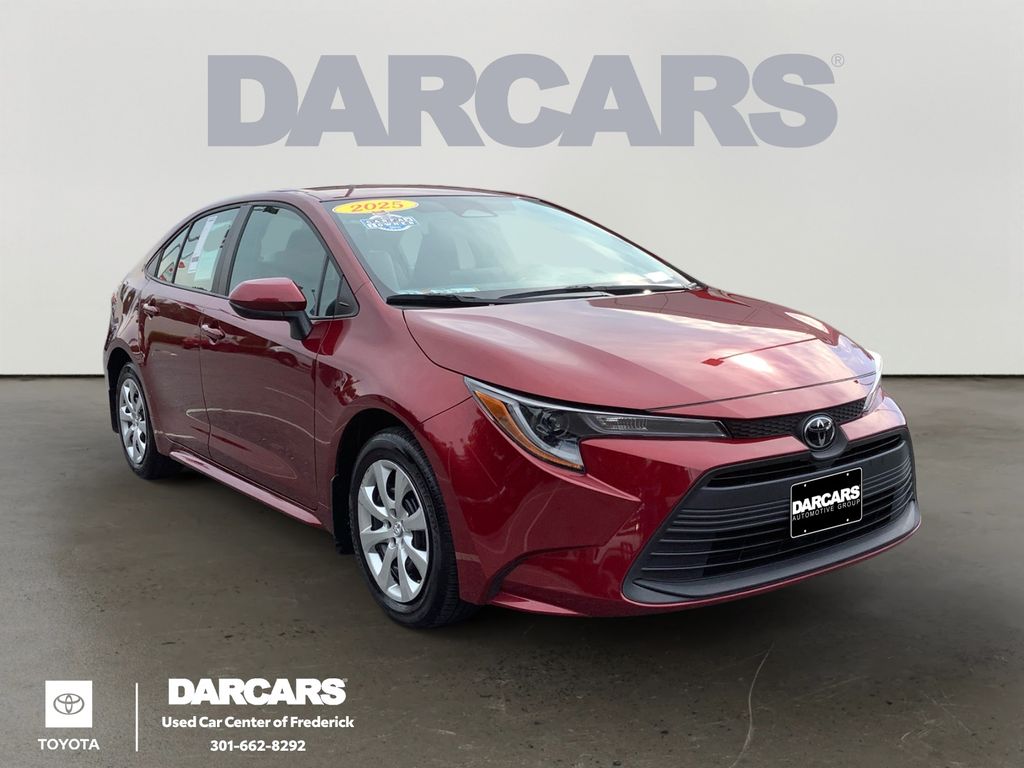 Red (Ruby Flare Pearl) 2025 Toyota Corolla Sedan Front-Wheel Drive Continuously Variable Transmission