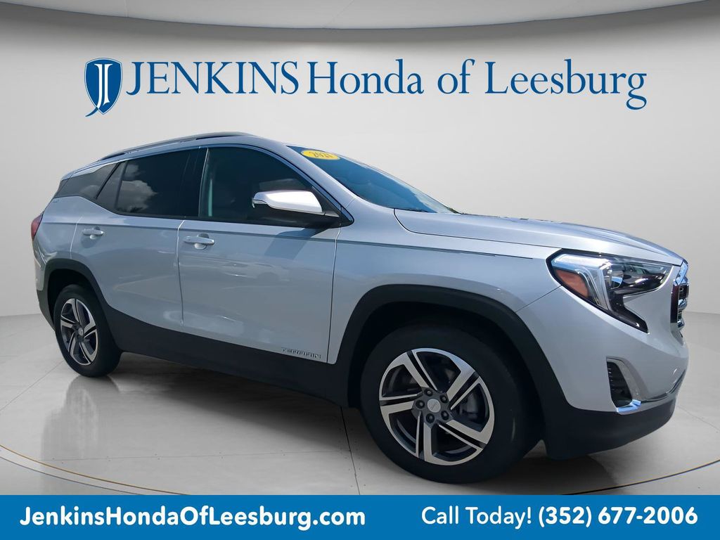 Quicksilver Metallic 2021 GMC Terrain SLT FWD SUV / Crossover Front-Wheel Drive 9-Speed Automatic