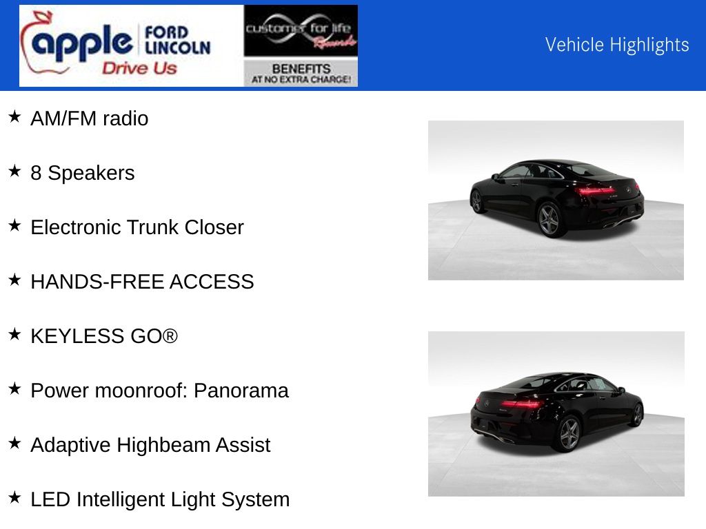 2019 Mercedes-Benz E 450 4MATIC