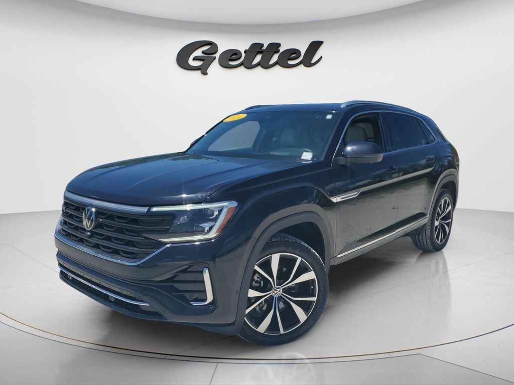Deep Black Pearl 2024 Volkswagen Atlas Cross Sport SUV / Crossover All-Wheel Drive 8-Speed Automatic