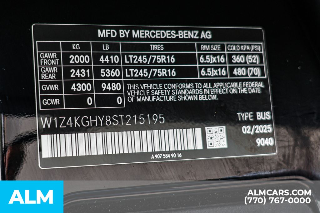 Used 2025 White Mercedes-Benz Passenger 170 WB image 54