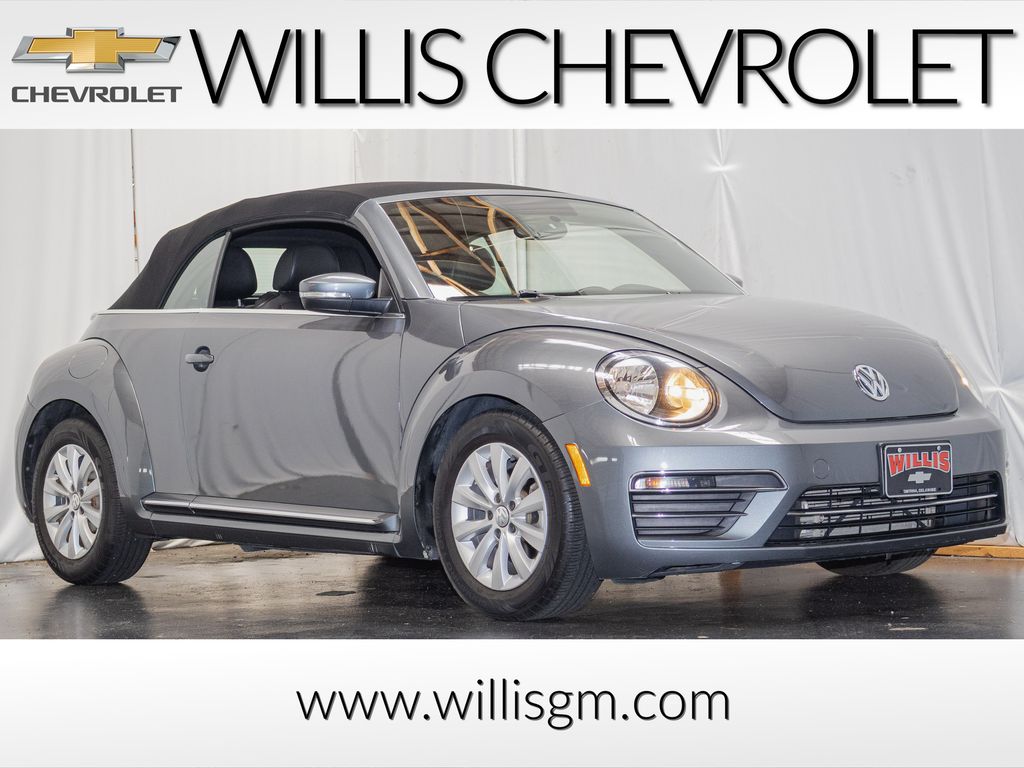 Gray 2018 Volkswagen Beetle Convertible Front-Wheel Drive 6-Speed Automatic