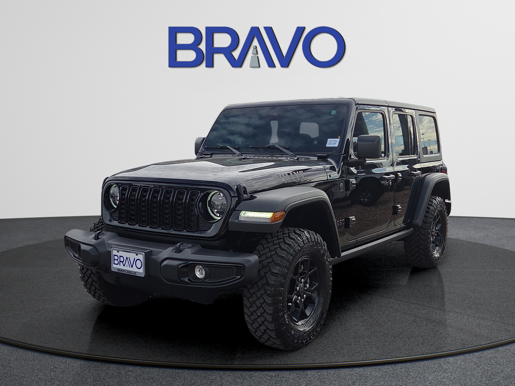 Black Clearcoat 2025 Jeep Wrangler SUV / Crossover Four-Wheel Drive 8-Speed Automatic